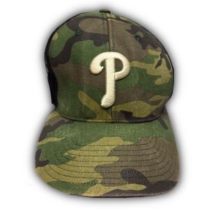 Phillies Camo Baseball Cap